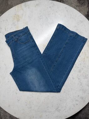 Classic Blue Wide Leg Jeans